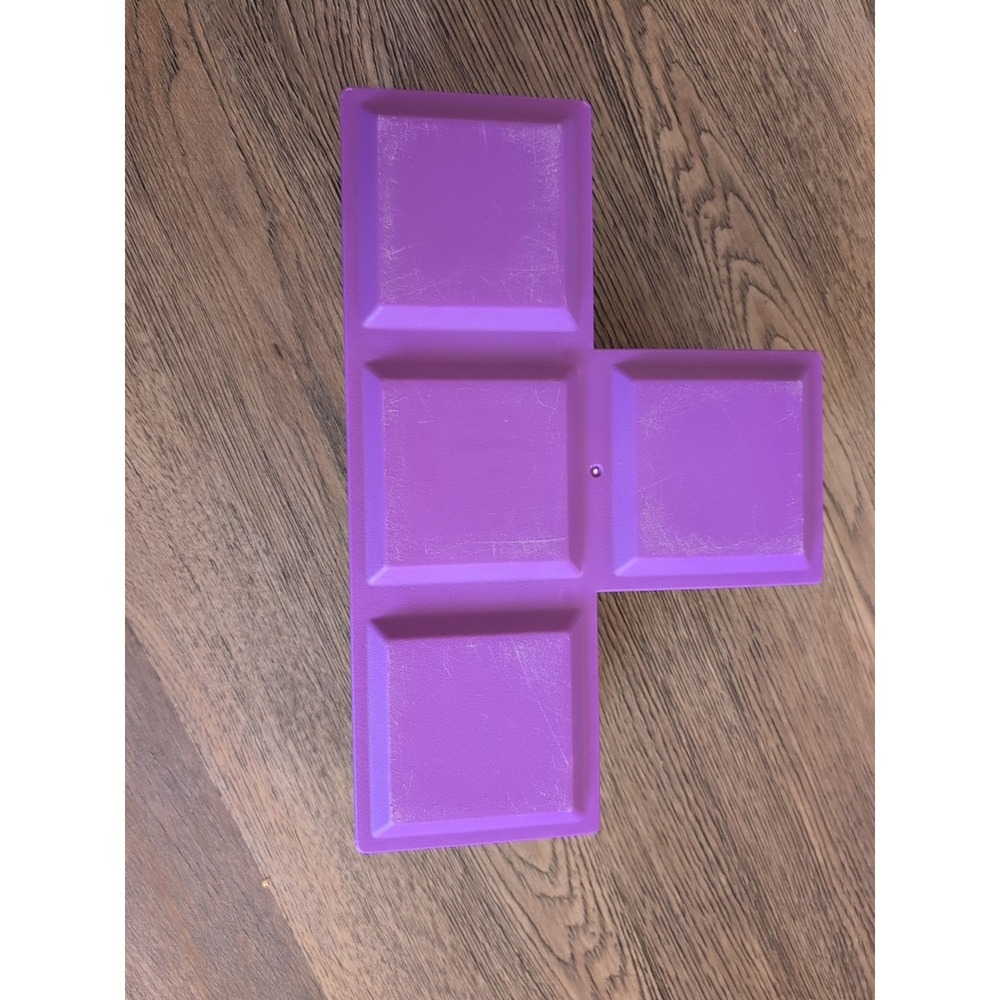 Tetris Tumble XL Game Replacement Purple T SHAPE BLOCK ONE block Tetromino - Picture 4 of 11
